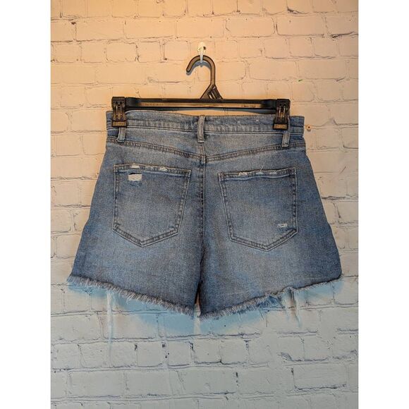 Vanilla star distressed high rise denim shorts 7 - Picture 2 of 3